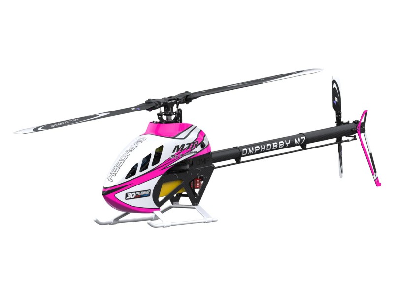 OMPHOBBY OMP Heli M7R KIT 700 Helikopter mit RT Rotorblätter Nebula Pink