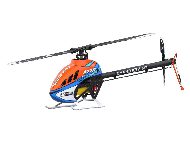 OMPHOBBY OMP Heli M7R KIT 700 Heli mit Motor und Rotorblätter Cosmic Orange
