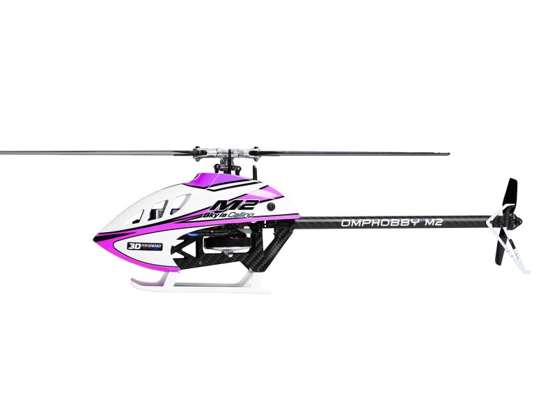 OMPHOBBY OMP Heli M2 V3 Sport Micro Helikopter Nebula Pink
