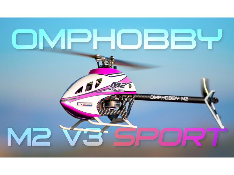 OMPHOBBY OMP Heli M2 V3 Sport Micro Helikopter Nebula Pink