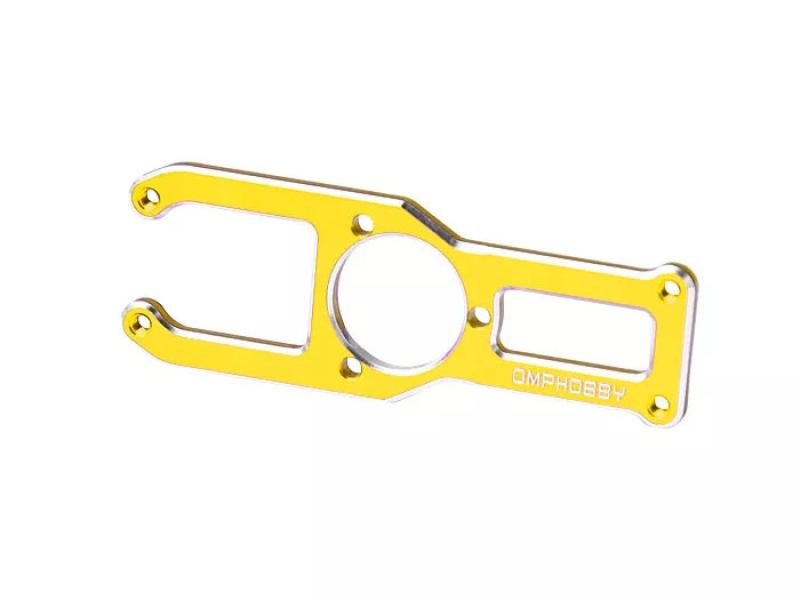 OMPHOBBY M1 Alu Motorträgerplatte gelb # OSHM1045