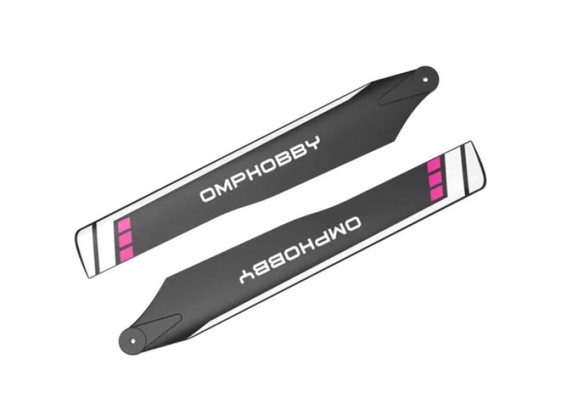 OMPHOBBY M2/ M2 V2/ M2 EXP Rotorblätter 173mm pink # OSHM2127