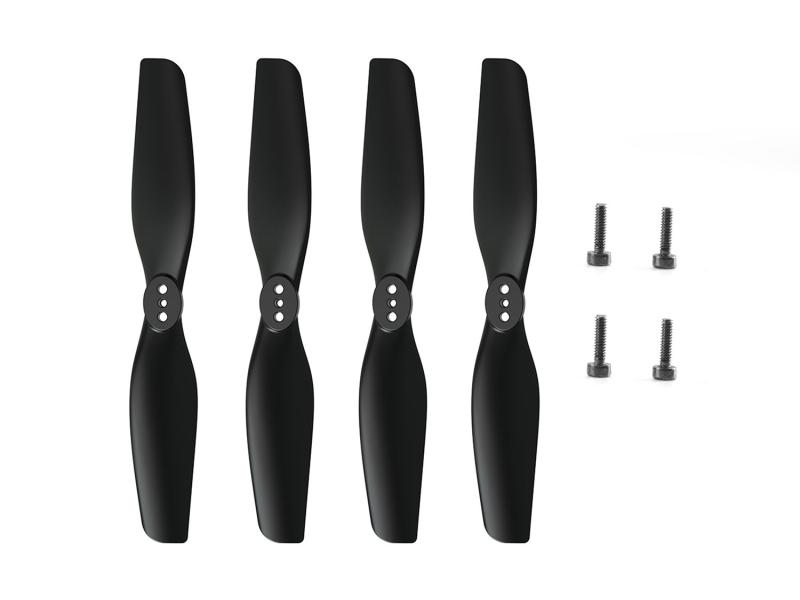 OMPHOBBY M2 EVO Heckrotorblätter Set schwarz (4St) # OSHM2320