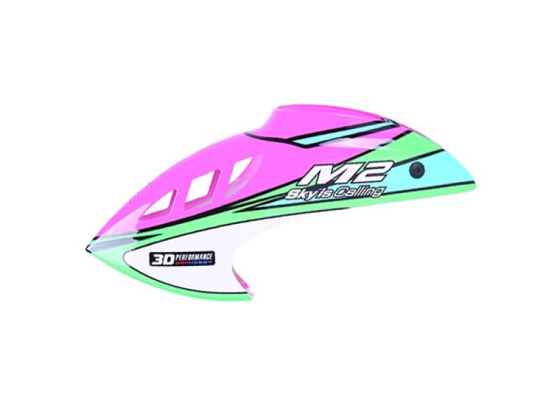 OMPHOBBY M2 V3 PRO Kabinenhaube Plasma Pink # OSHM2448