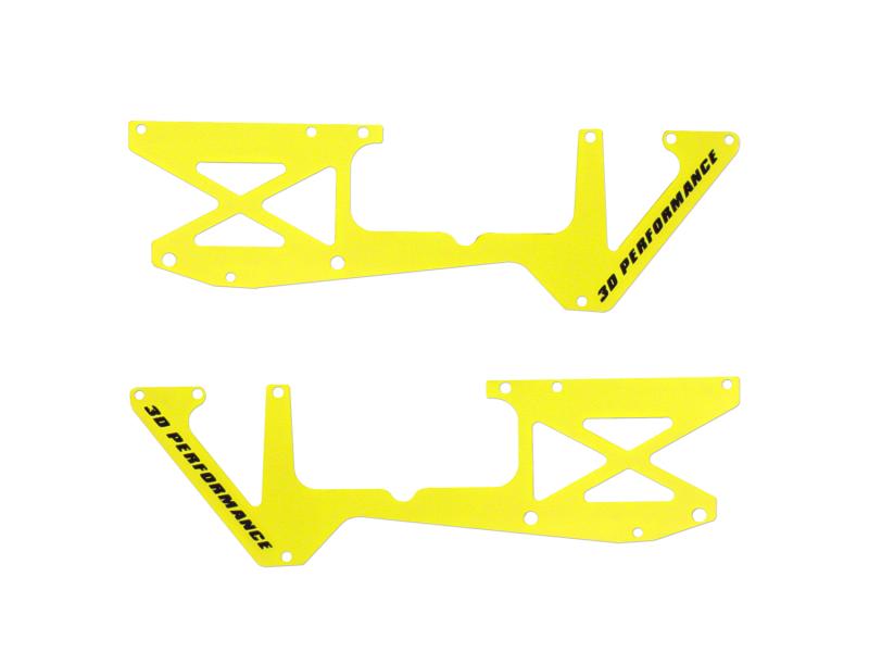 OMPHOBBY M2 V3 PRO Carbon Rahmenplatten Set - Gelb # OSHM2458