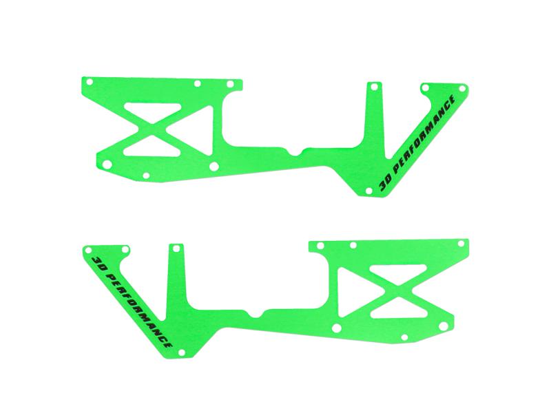 OMPHOBBY M2 V3 PRO Carbon Rahmenplatten Set - Grün # OSHM2459