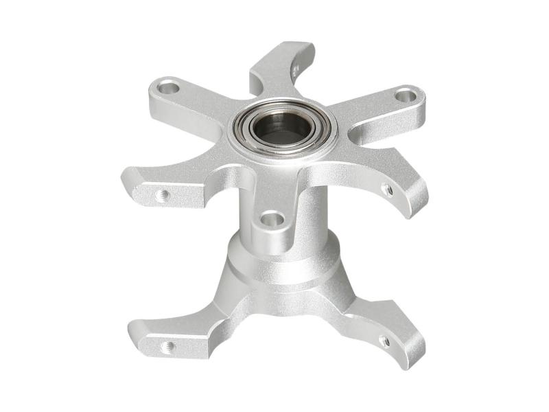 OMPHOBBY M4 Alu Hauptwellen / Servohalter (silber) # OSHM4003S