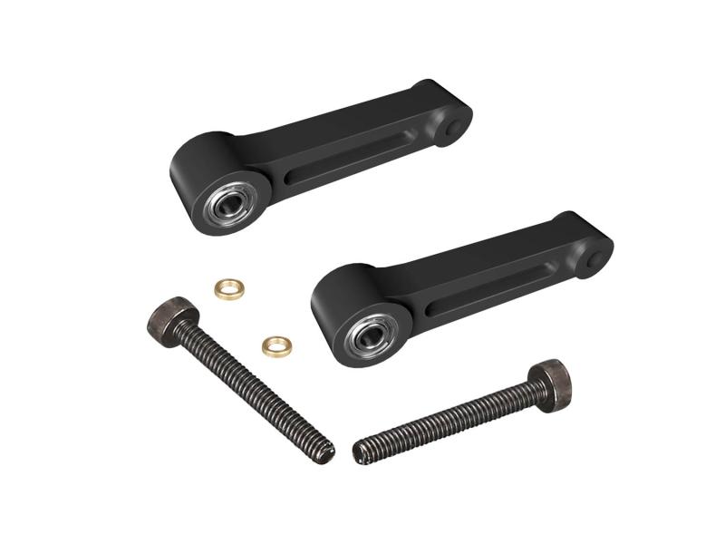 OMPHOBBY M4 / M4 MAX Taumelscheiben Mischerarm Set (schwarz) # OSHM4012B