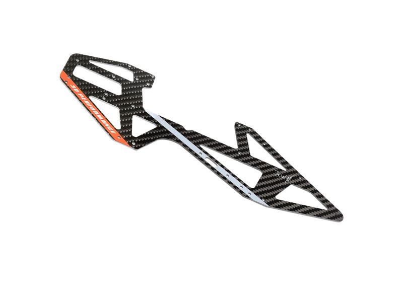OMPHOBBY M4 Carbon Hauptrahmenplatte rechts orange # OSHM4014O-R