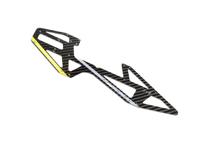 OMPHOBBY M4 Carbon Hauptrahmenplatte rechts gelb # OSHM4014Y-R