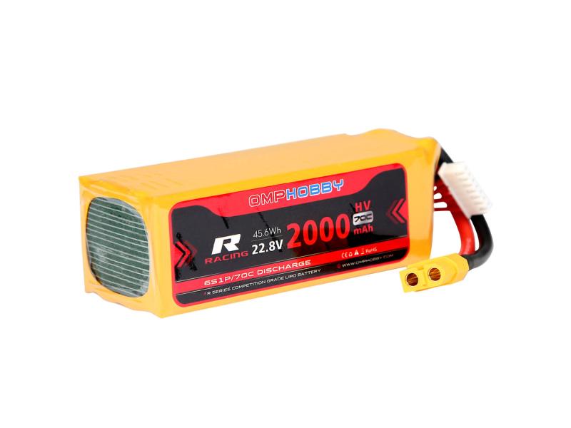 OMPHOBBY HV Lipo 6S 2000mAh # OSHM4049
