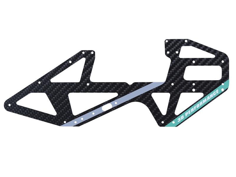 OMPHOBBY M4 MAX Carbon Hauptrahmenplatte links # OSHM4X003L