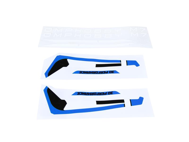 OMPHOBBY M7 Aufkleber Satz blau # OSHM7178