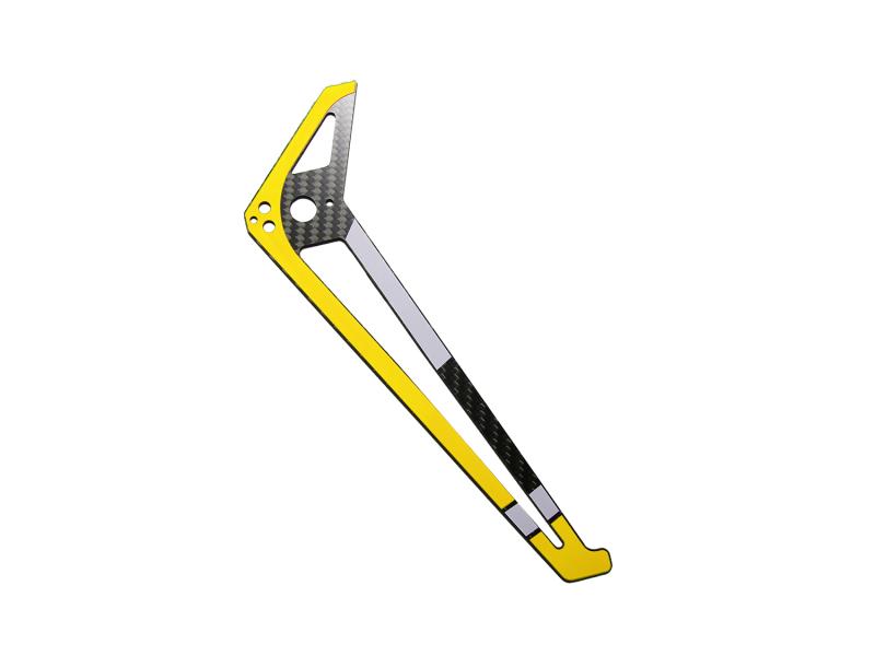 OMPHOBBY M7R Carbon Leitwerk Gelb # OSHM7244