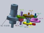 Servo Metal Gears No. 2 & No. 3 for DS6125/M/H