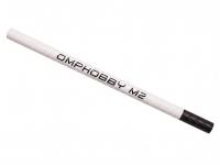 OMPHOBBY M2 V3 Pro / V3 Sport Heckrohr - Weiss # OSHM2512