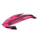 XLPower - Kabinenhaube - Pink Weiss Schwarz V2 - neue Form für Schnellverschlüsse hinten
