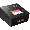 iSDT DUO SMART CHARGER D2 - 200W, 12A, 2x6S Lipo, integriertes Netzteil