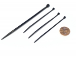 Mini Kabelbinder 1,6x71mm schwarz - 100 Stück
