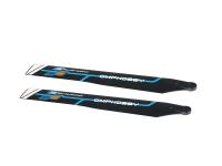 OMPHOBBY M1 EVO Rotorblätter 125mm hart - weiß # OSHM1209W