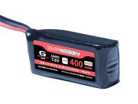 OMPHOBBY M1 V3 PRO HV LiPo Akku 2S 7,6V 400mAh 50C mit DY15 Stecker