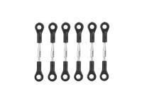 OMPHOBBY M2/ M2 V2/ M2 EVO/ M2 EXP Gestängeset Servo/Taumelscheibe (6St) # OSHM2014