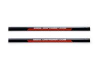 OMPHOBBY M2 EVO Alu Heckrohr rot (2St) # OSHM2312R