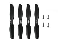 OMPHOBBY M2 EVO Heckrotorblätter Set schwarz (4St) # OSHM2320