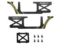 OMPHOBBY M2 EVO Carbon Rahmenplatten Set gelb # OSHM2326Y