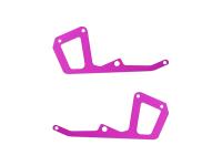 OMPHOBBY M2 V3 PRO Hintere Carbon Rahmenplatten Set - Pink # OSHM2464
