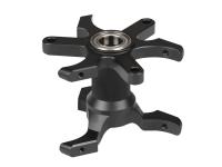 OMPHOBBY M4 / M4 MAX Alu Hauptwellen / Servohalter (schwarz) # OSHM4003B