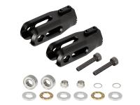 OMPHOBBY M4 / M4 MAX Alu Hauptrotor Blatthalter Set (schwarz) # OSHM4009B