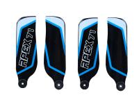 OMPHOBBY M4 MAX Heckrotorblätter APEX 71mm # OSHM4X032